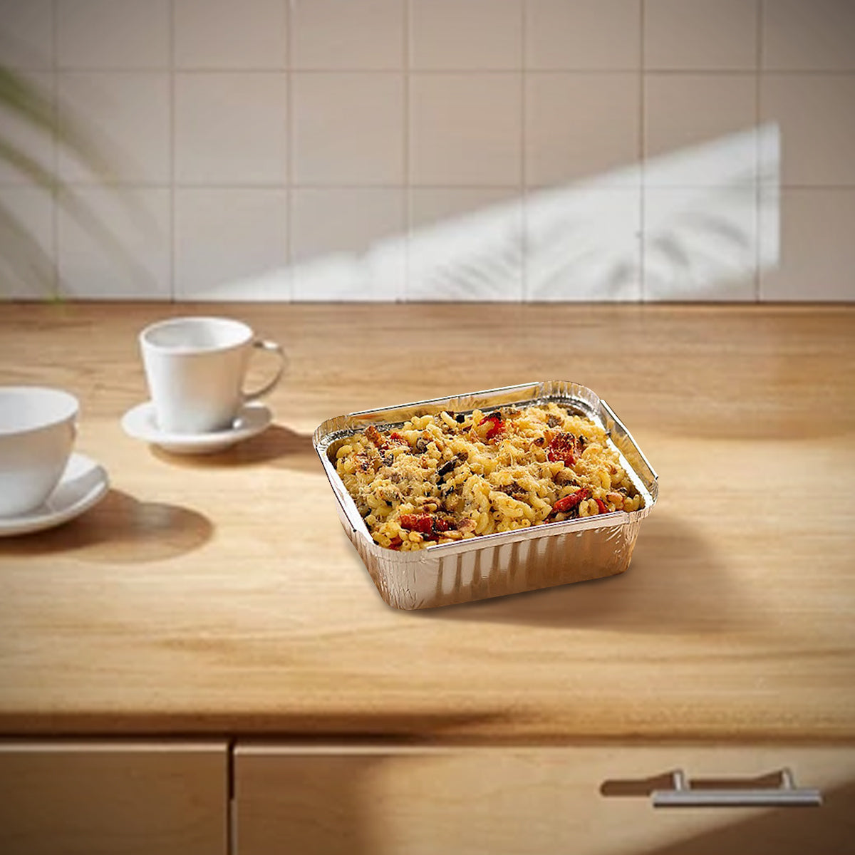 Aluminium Container 83190 is a high-grade, versatile food packaging solution