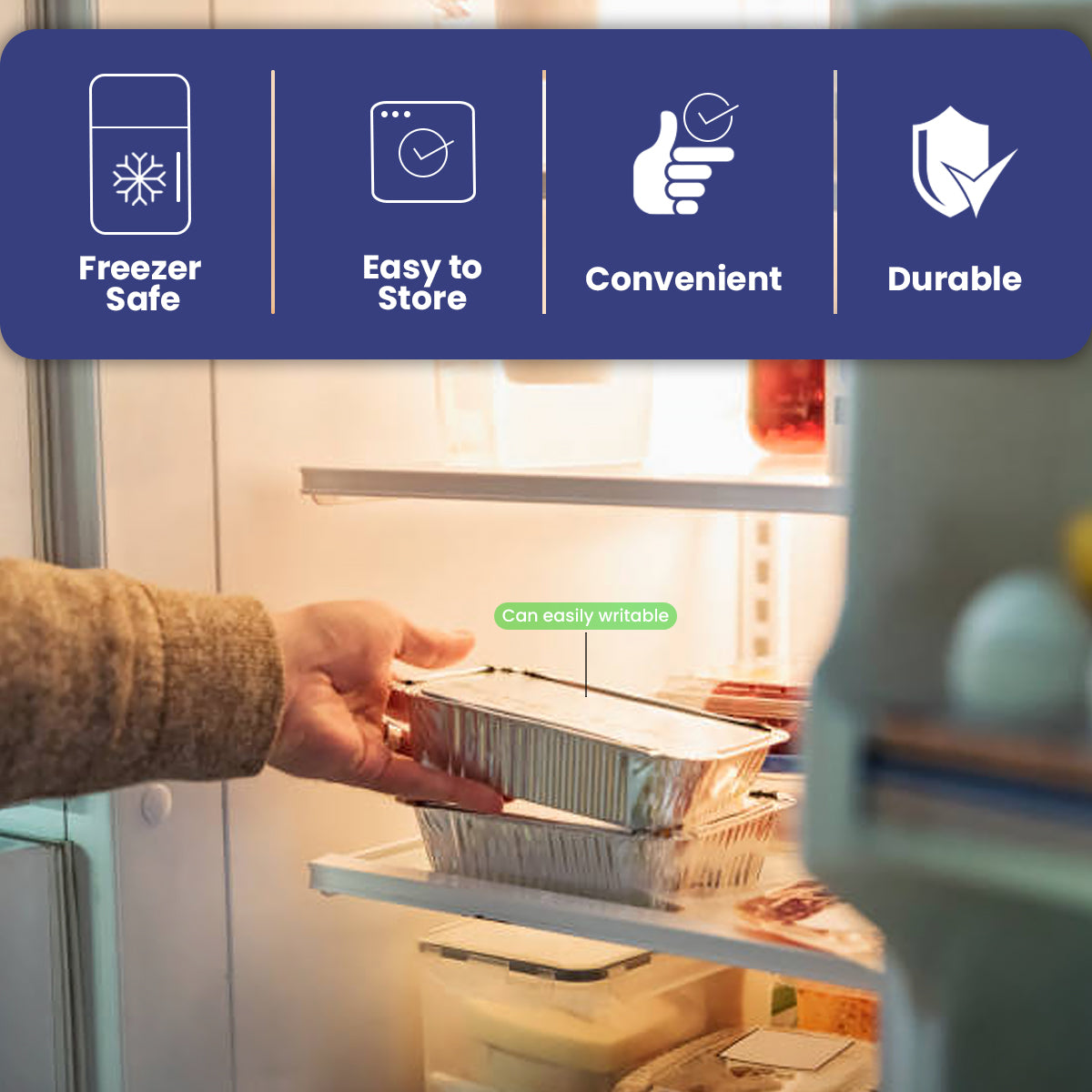 Aluminium Container 83190 is a high-grade, versatile food packaging solution