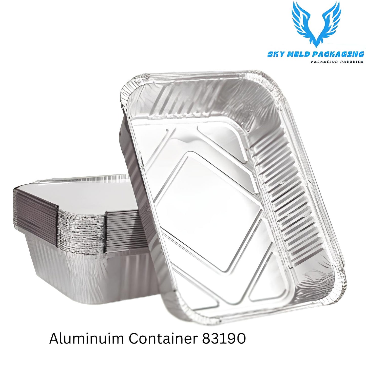 Aluminium Container 83190 is a high-grade, versatile food packaging solution