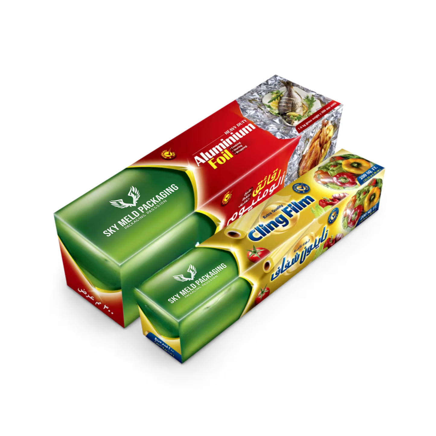 Aluminium Foil + Cling Film Combo