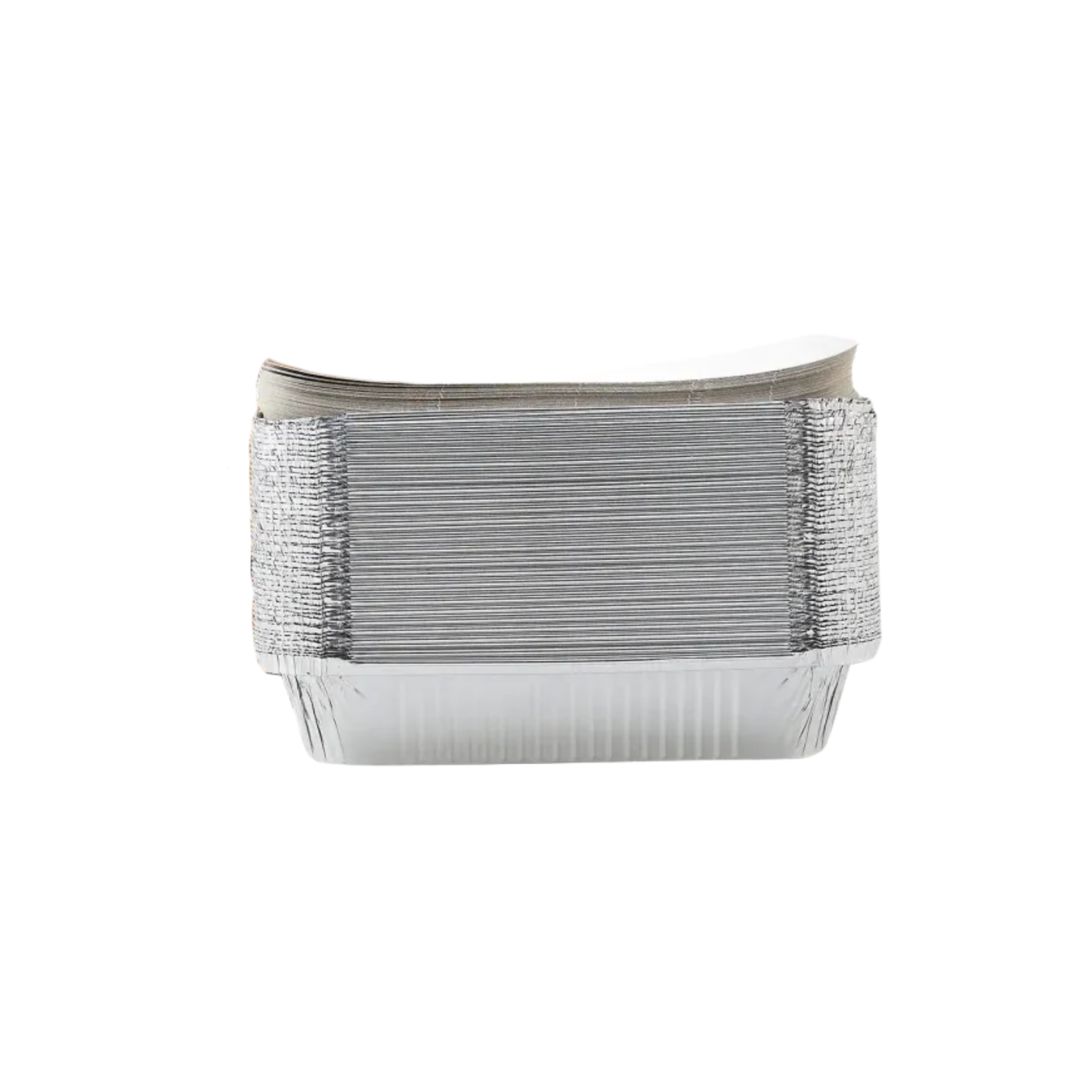 Aluminium Containers with Lid 50 Pieces Pack