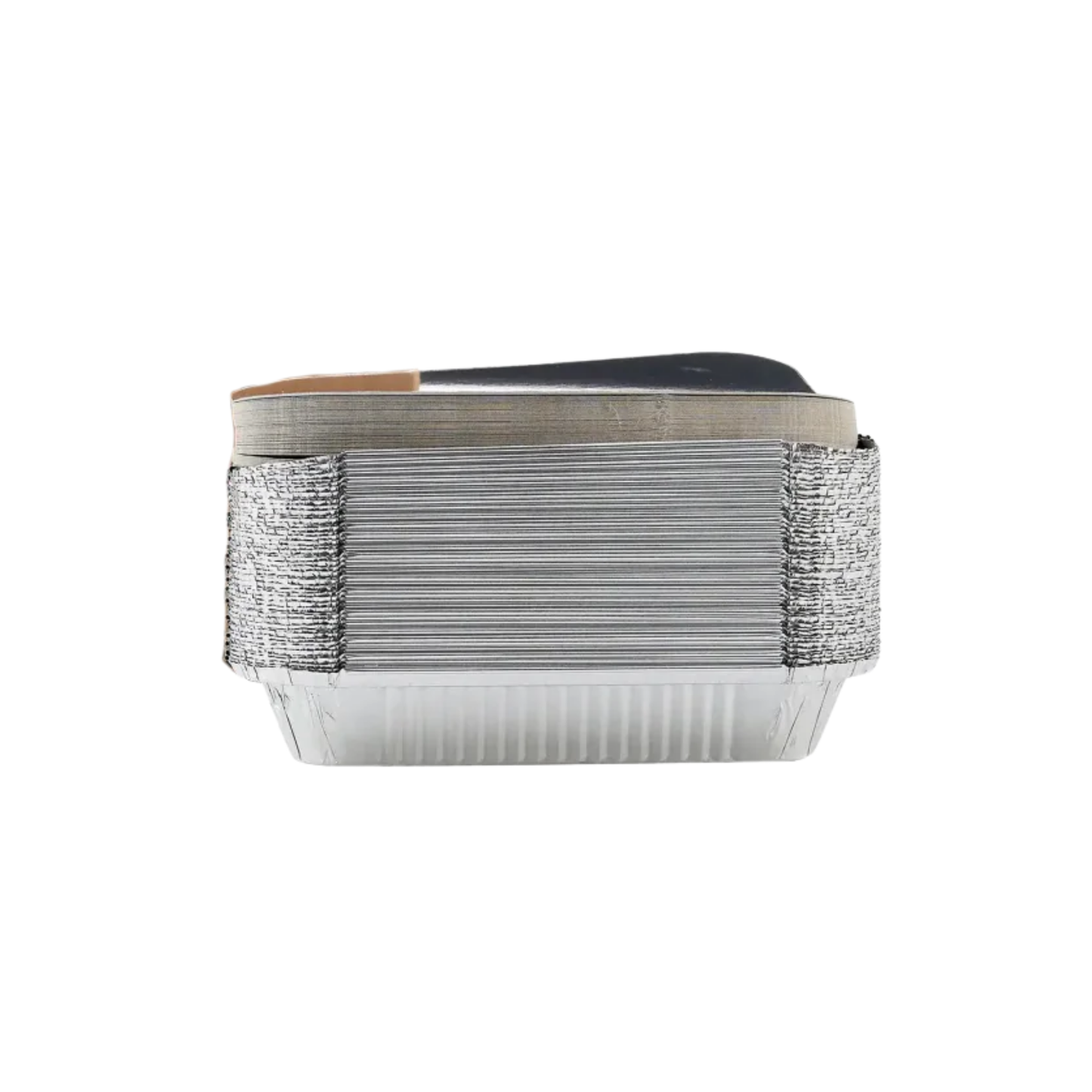 Aluminium Containers with Lid 50 Pieces Pack