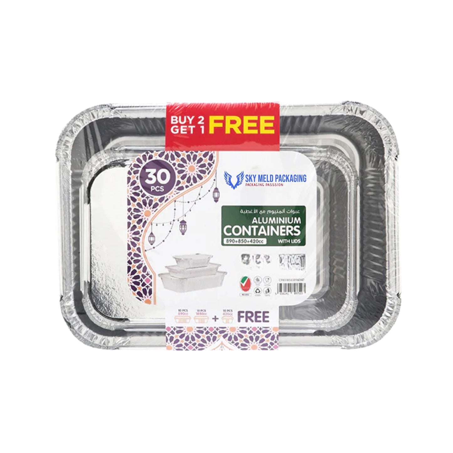 Aluminium Container Combo Pack