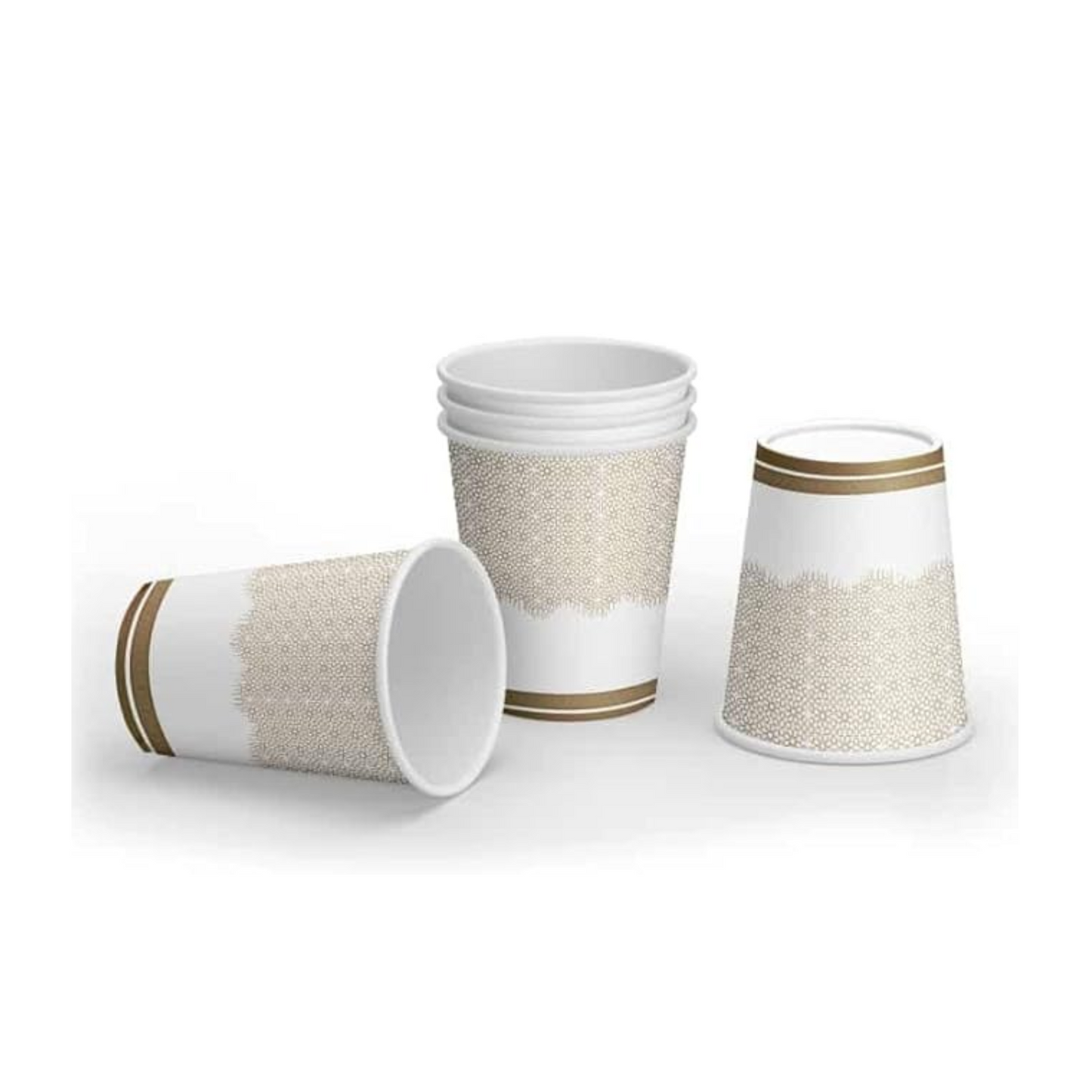 Arabic Design Printed White Paper Cup