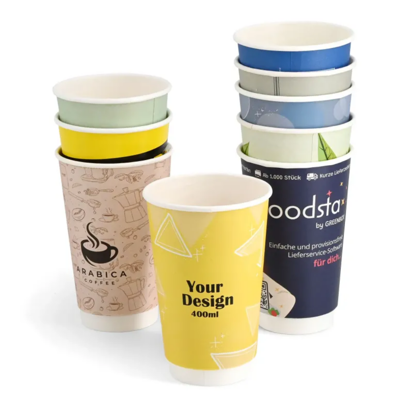 Double Wall Customized Paper Cups