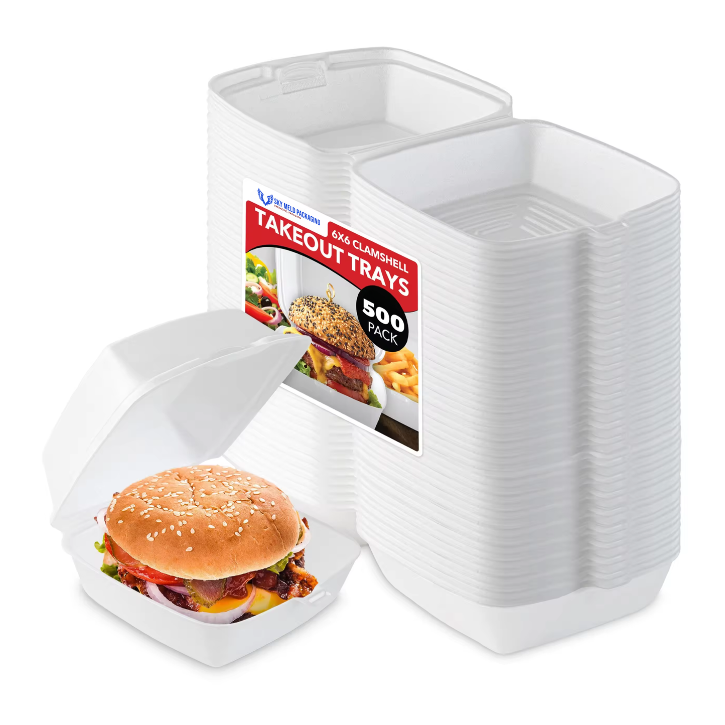 Clamshell Burger Box