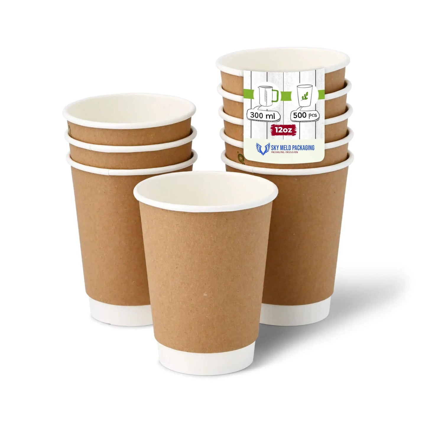 Kraft Double Wall Paper Cups
