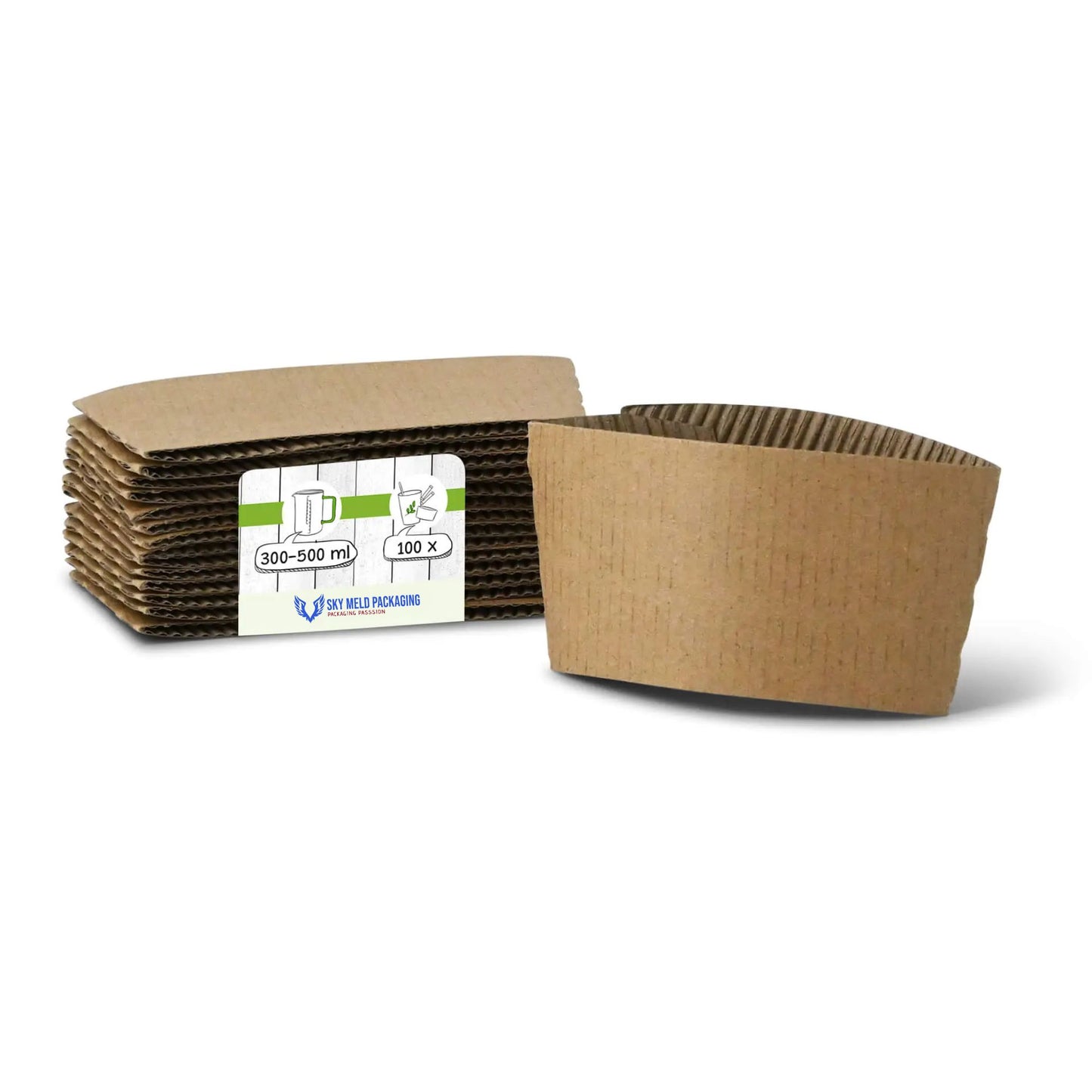 Kraft Sleeves for Paper Cups