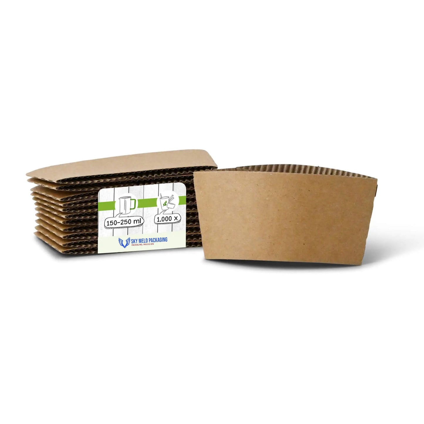 Kraft Sleeves for Paper Cups