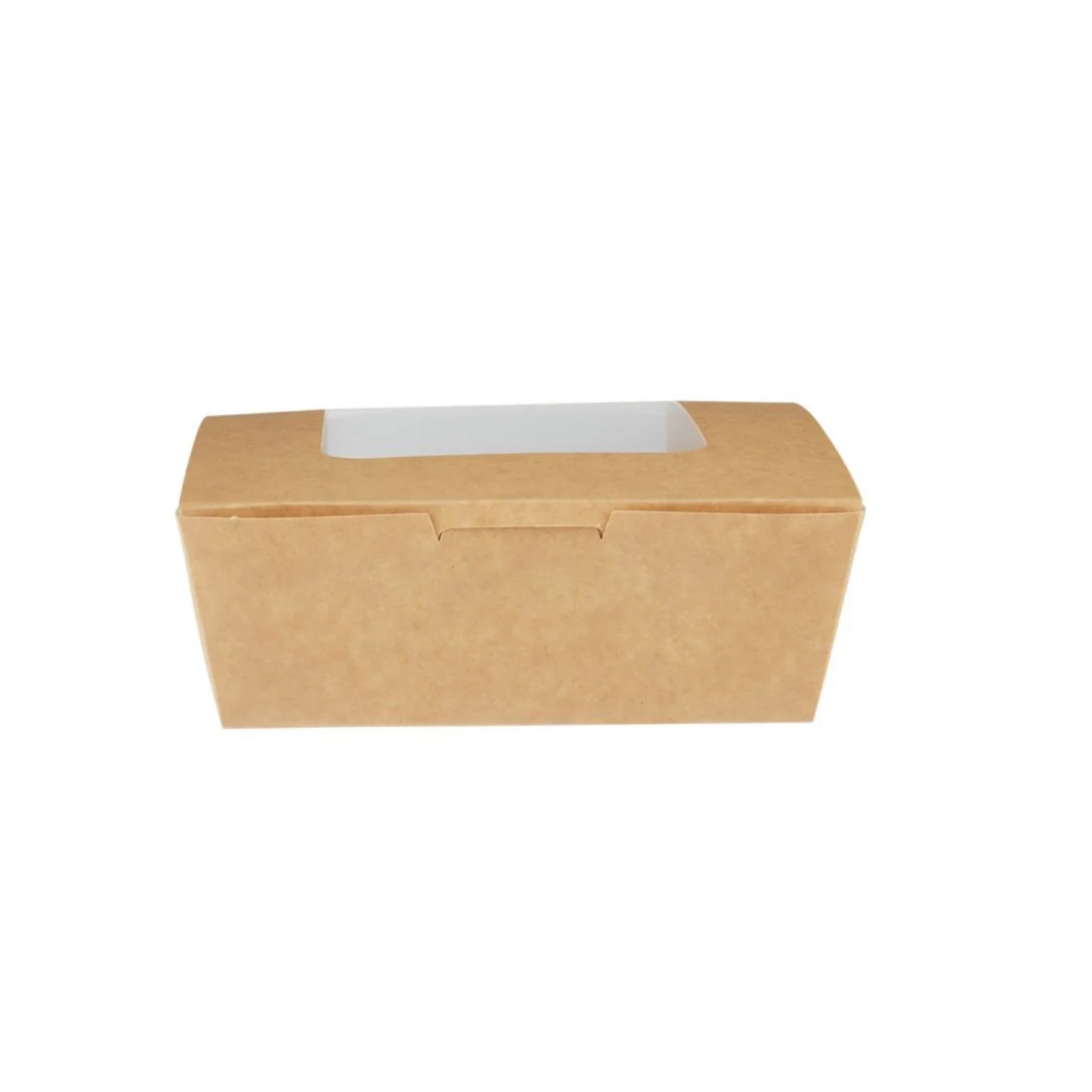 Kraft Box with Wider Window 13X13 Cm