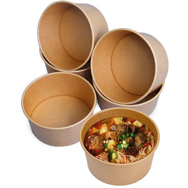 KRAFT SALAD BOWL BROWN WITH LID 1300 ML