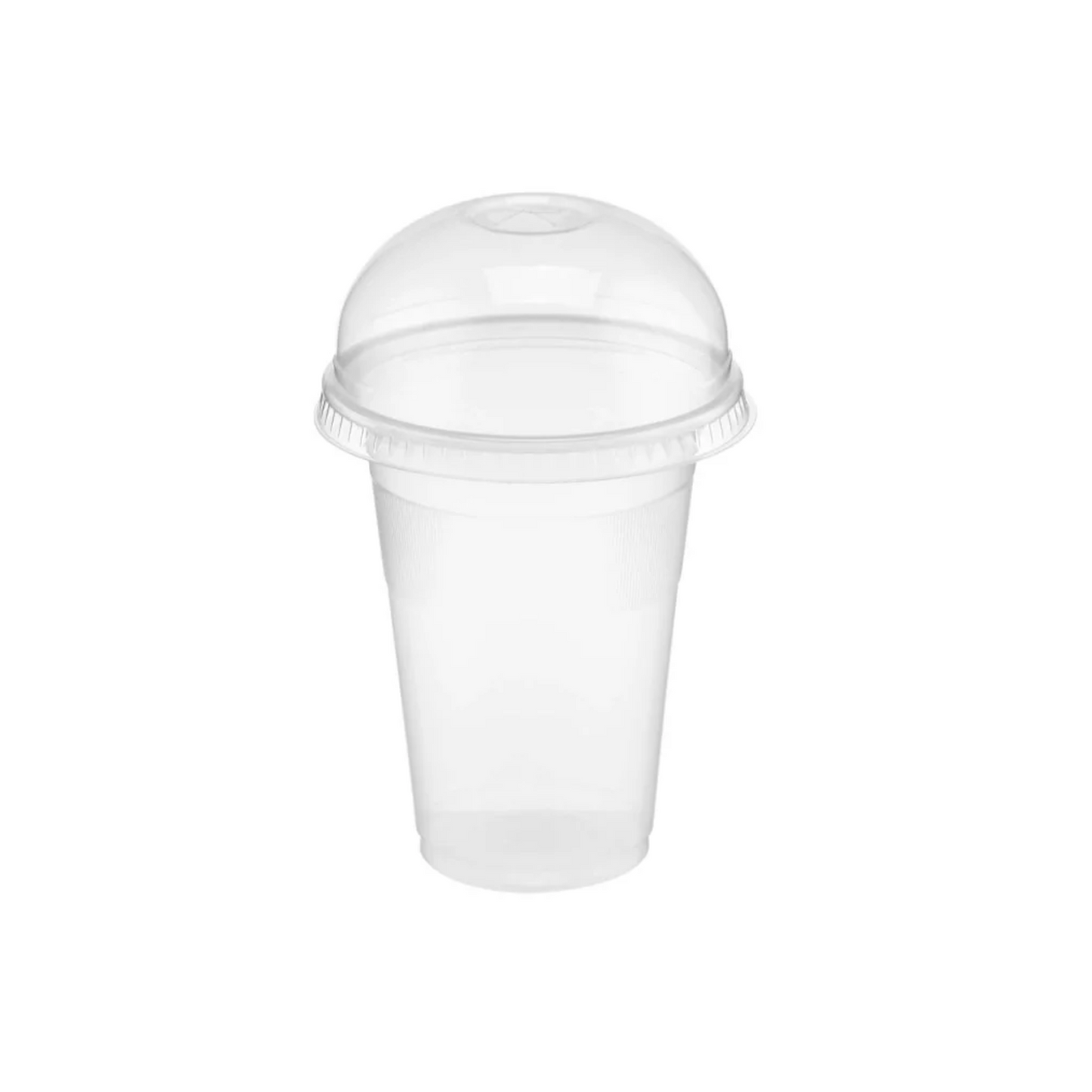 PP Plastic juice Cups (Cup + Dome Lid)