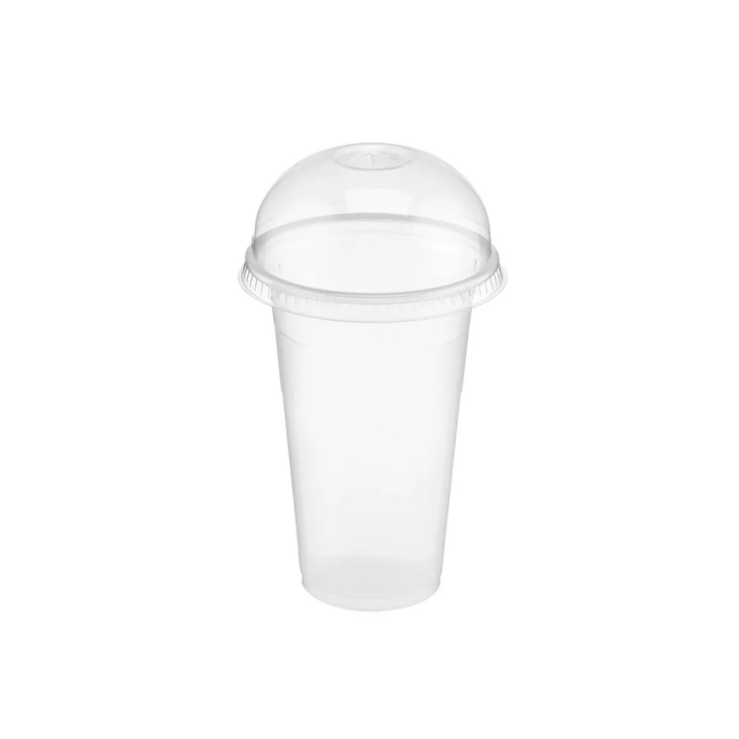 PP Plastic juice Cups (Cup + Dome Lid)