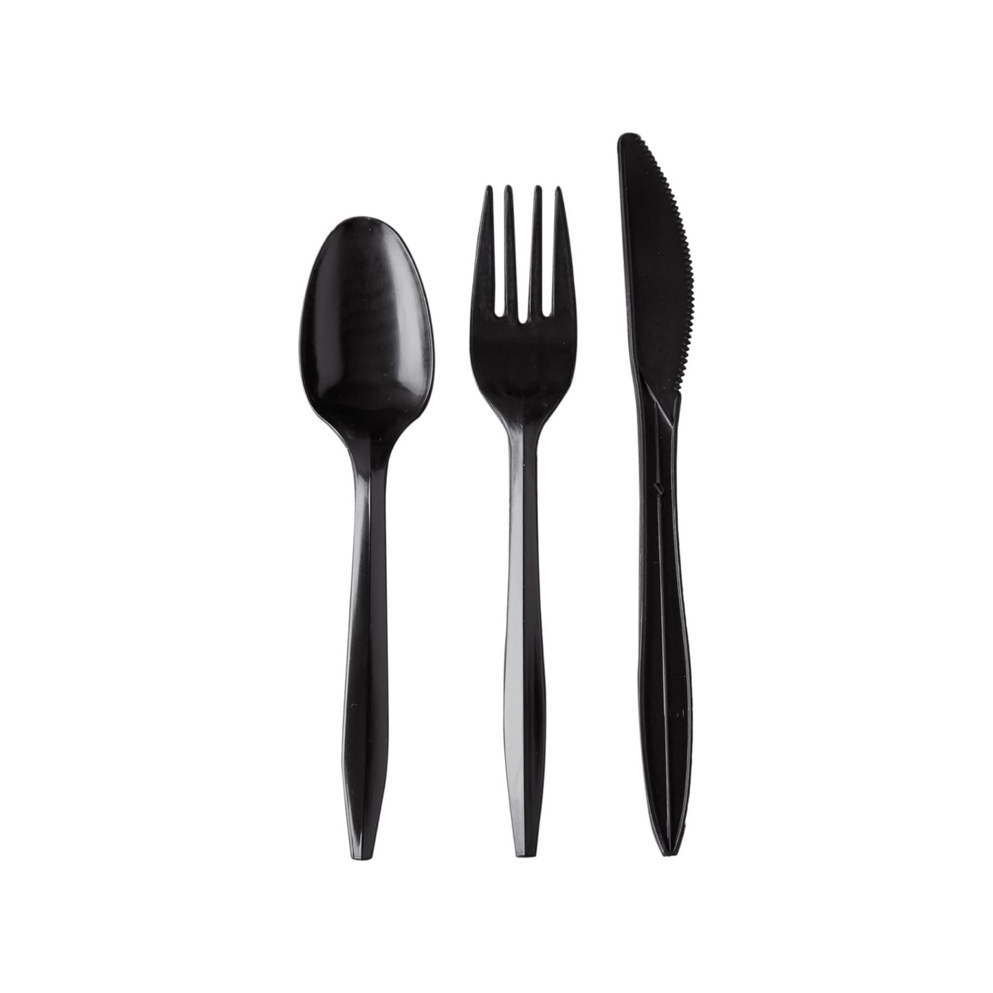Normal Pastic Cutlery Set (knife, spoon, fork)