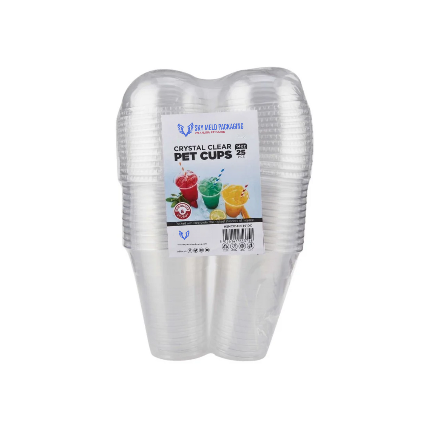 Retail Pack Pet Clear Juice Cup