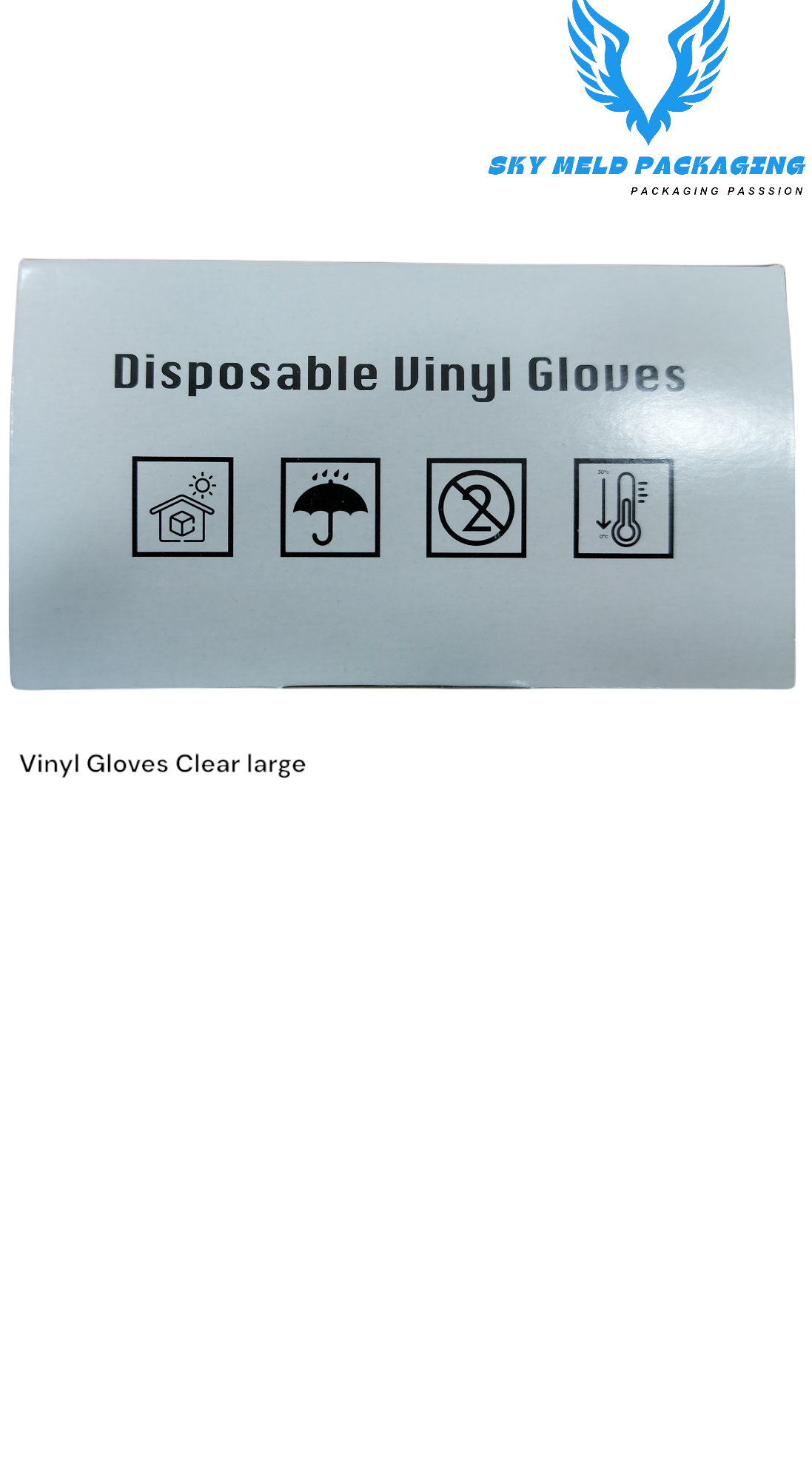 VINYL GLOVES POWDER FREE LARGE
