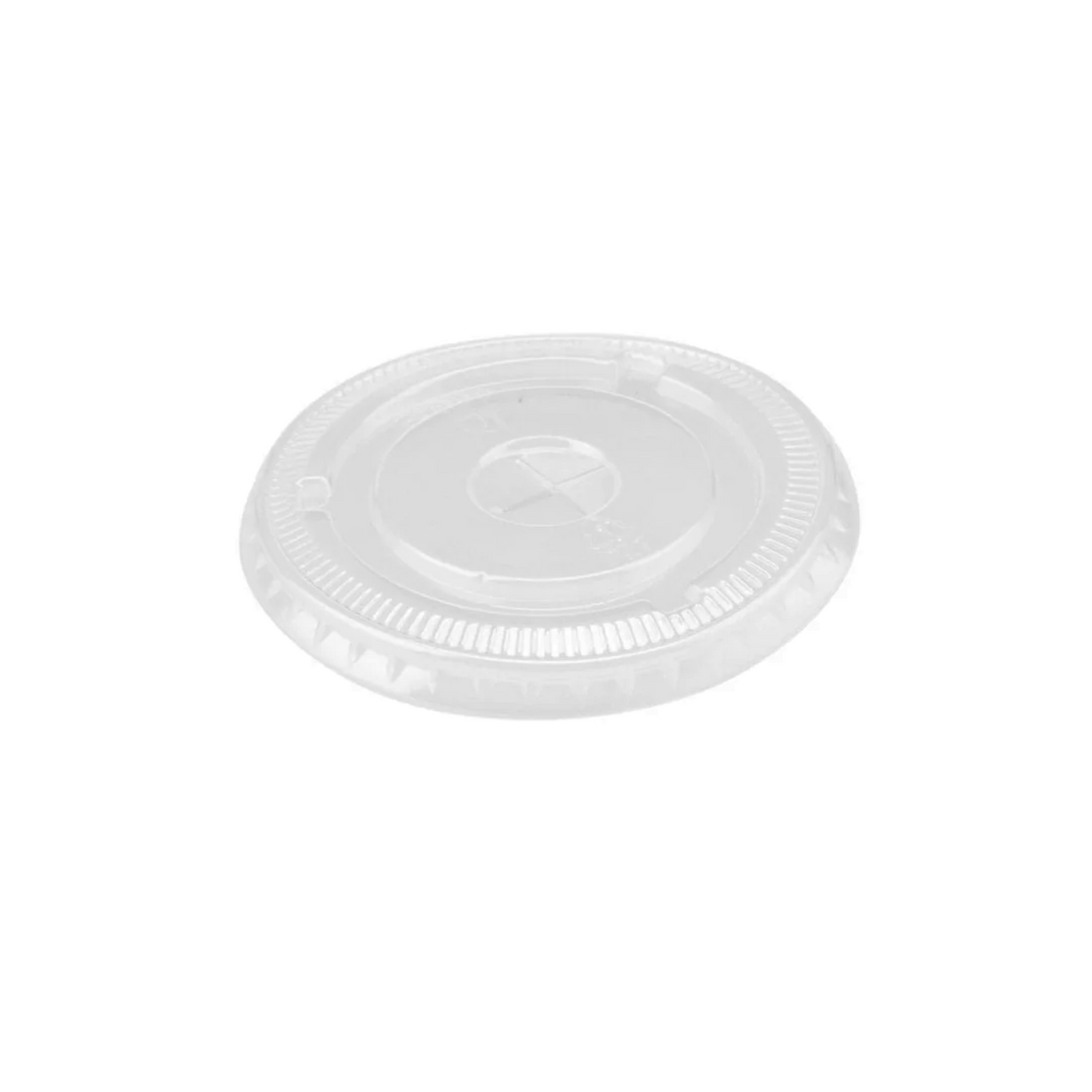 U-Shape PET Clear Cup Clear flat lid