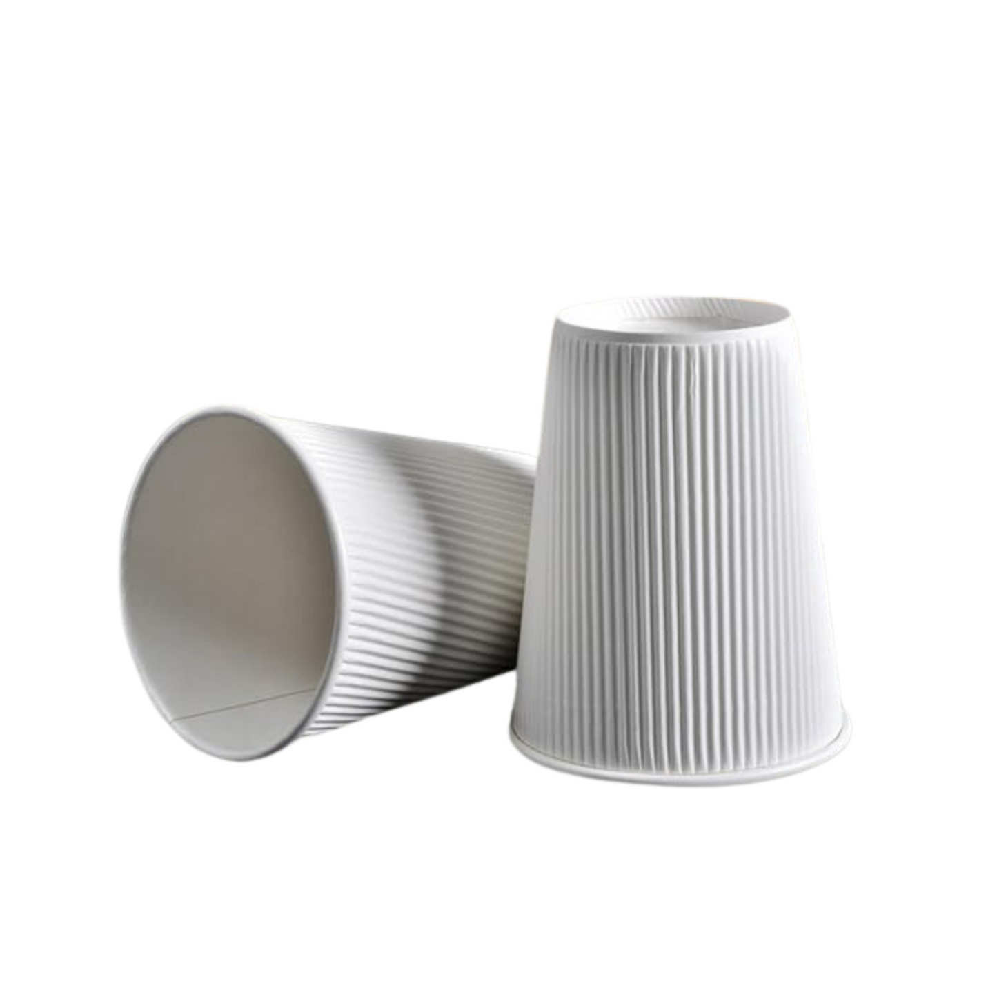 White Ripple Paper Cups