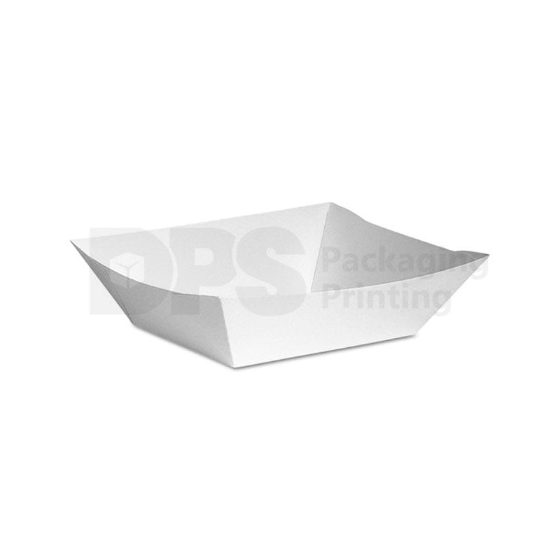 White Paper Boat Tray