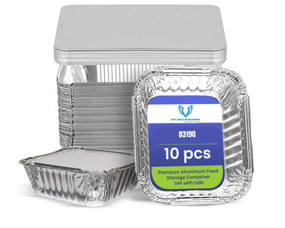 Aluminium Container 83190 is a high-grade, versatile food packaging solution
