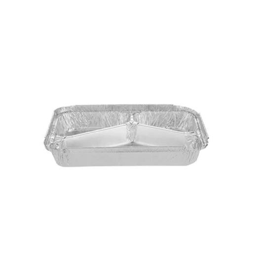 Aluminium Container 3 Compartment 225x177x30mm 500 Pieces