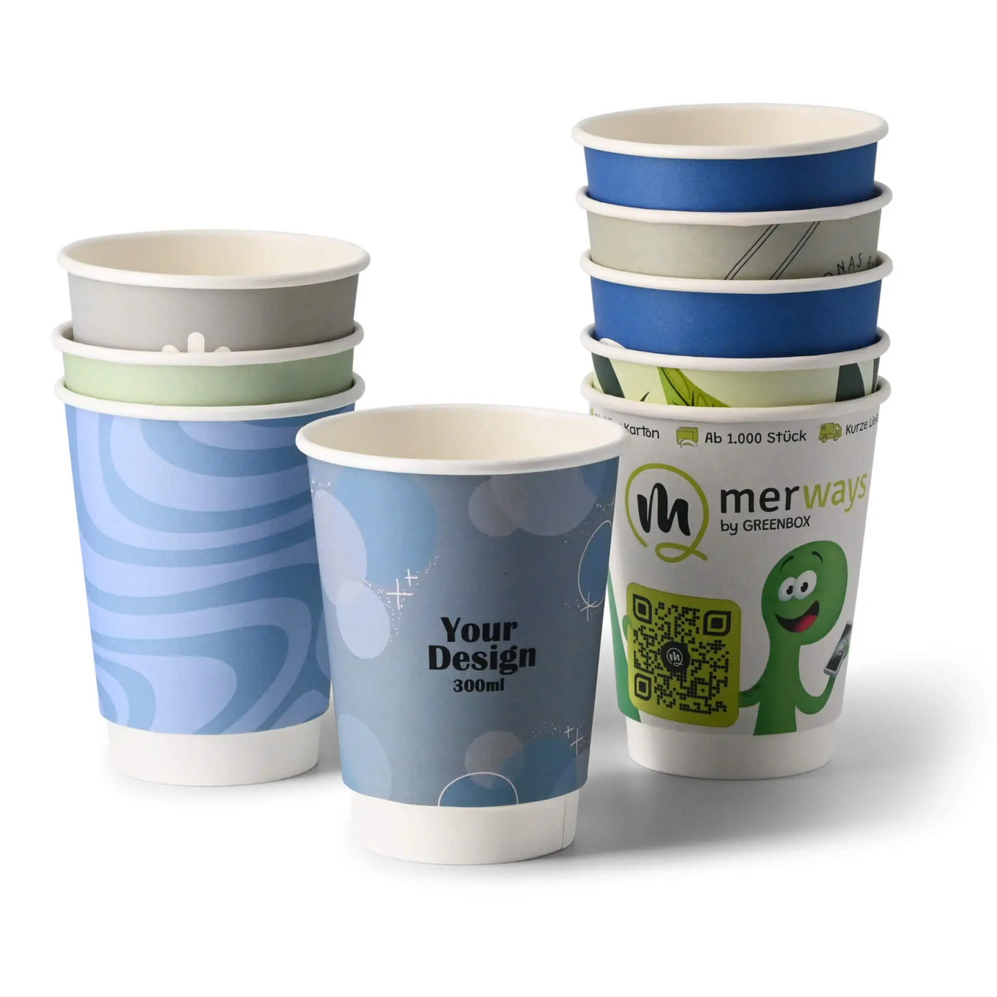 Double Wall Customized Paper Cups