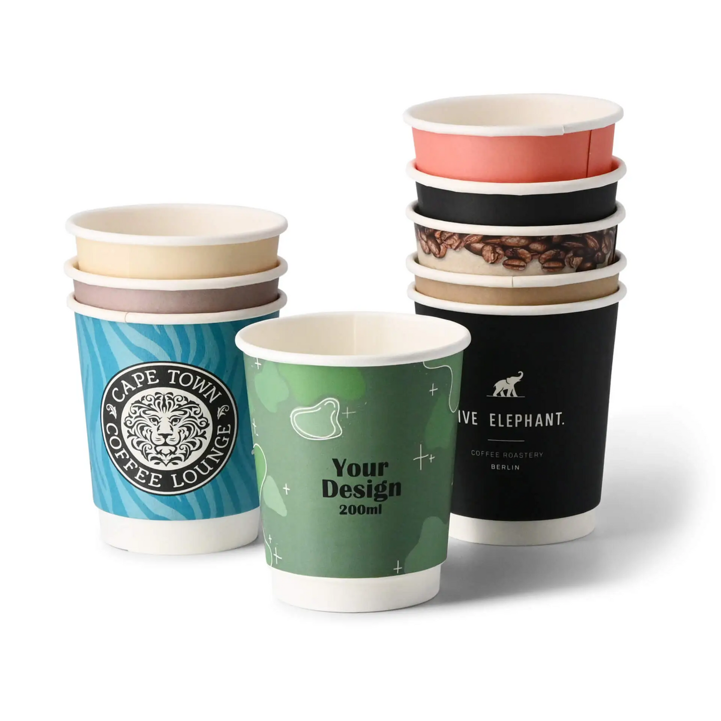 Double Wall Customized Paper Cups