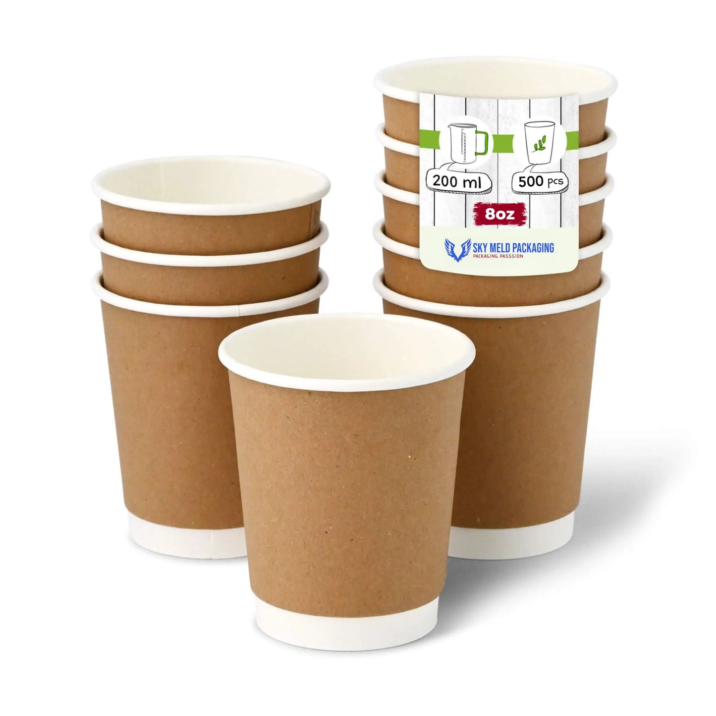 Kraft Double Wall Paper Cups