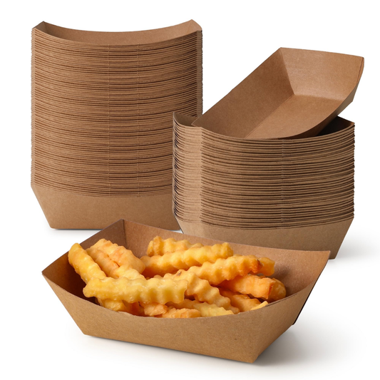 Kraft Paper Boat Tray