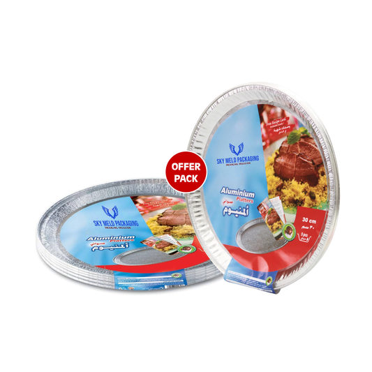 Round Aluminium Platter Offer Pack