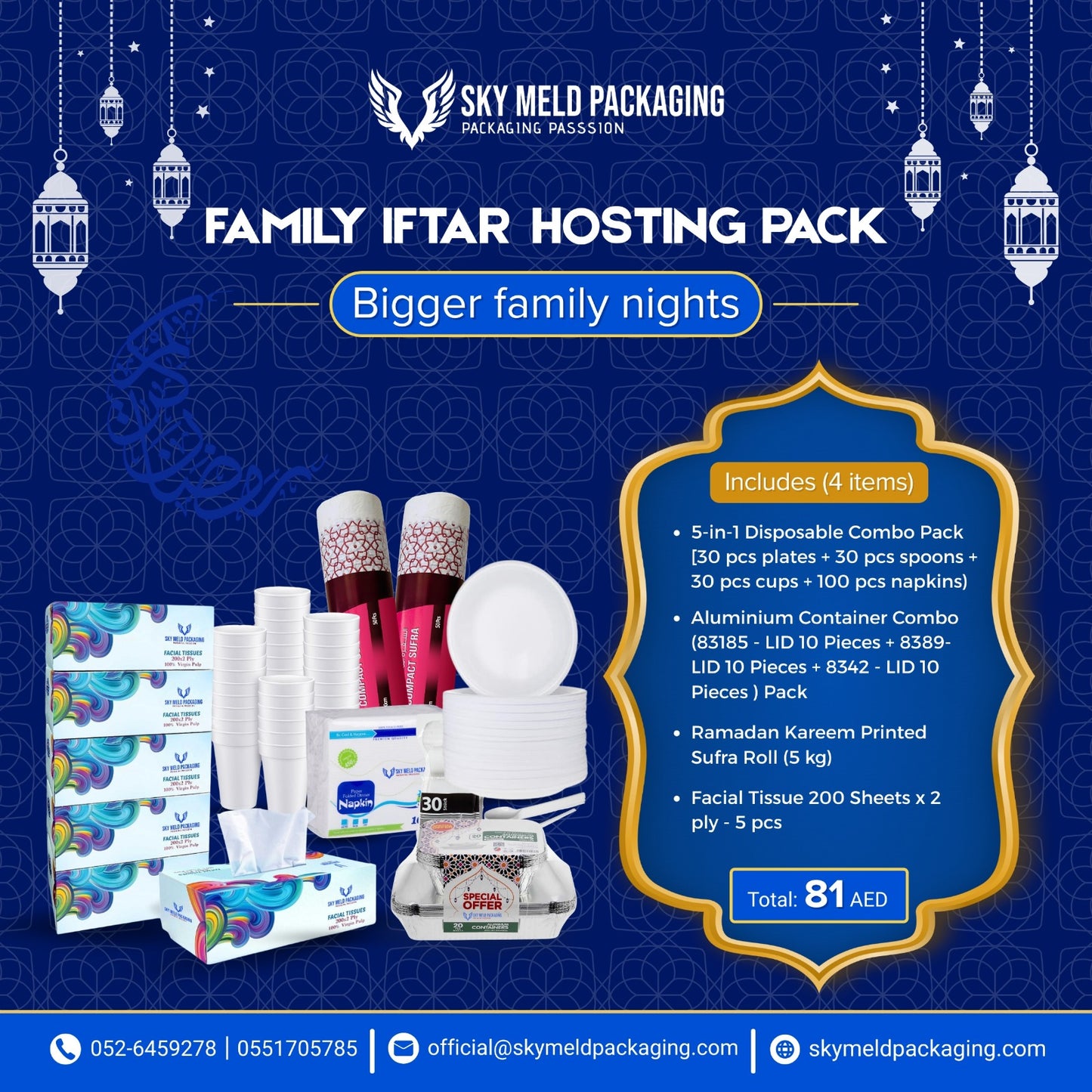 Family Iftar Hosting Bundle Pack