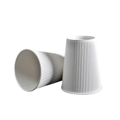 White Ripple Paper Cups