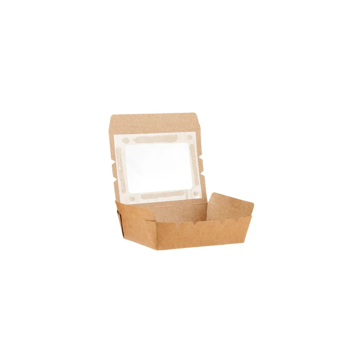 Kraft Lunch Box with Window (20 x 14 x 5 inches)