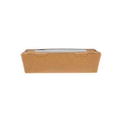 Kraft Lunch Box with Window (20 x 14 x 5 inches)