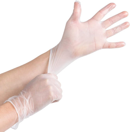 VINYL GLOVES CLEAR POWDER FREE MEDIUM