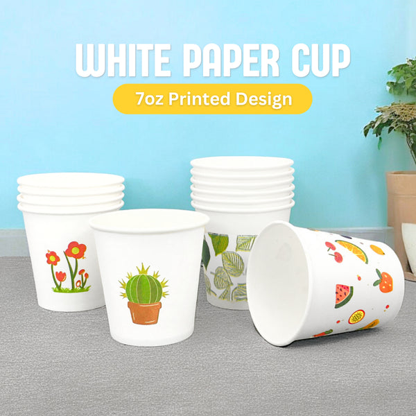 Single Wall Customized Paper Cups