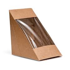 Kraft Sandwich Box with Window