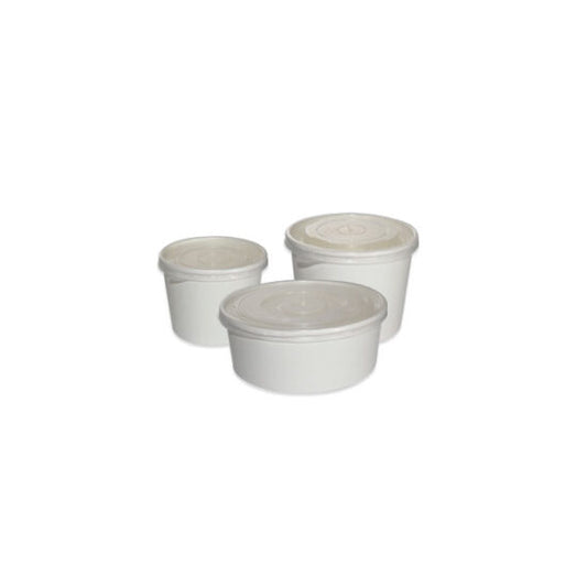 KRAFT SALAD  BOWL WHITE WITH LID 1000ML